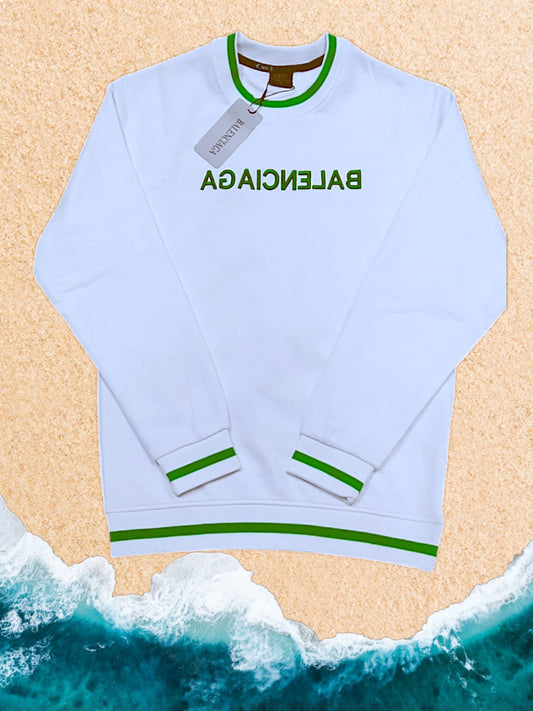 White Balenciaga Sweatshirt