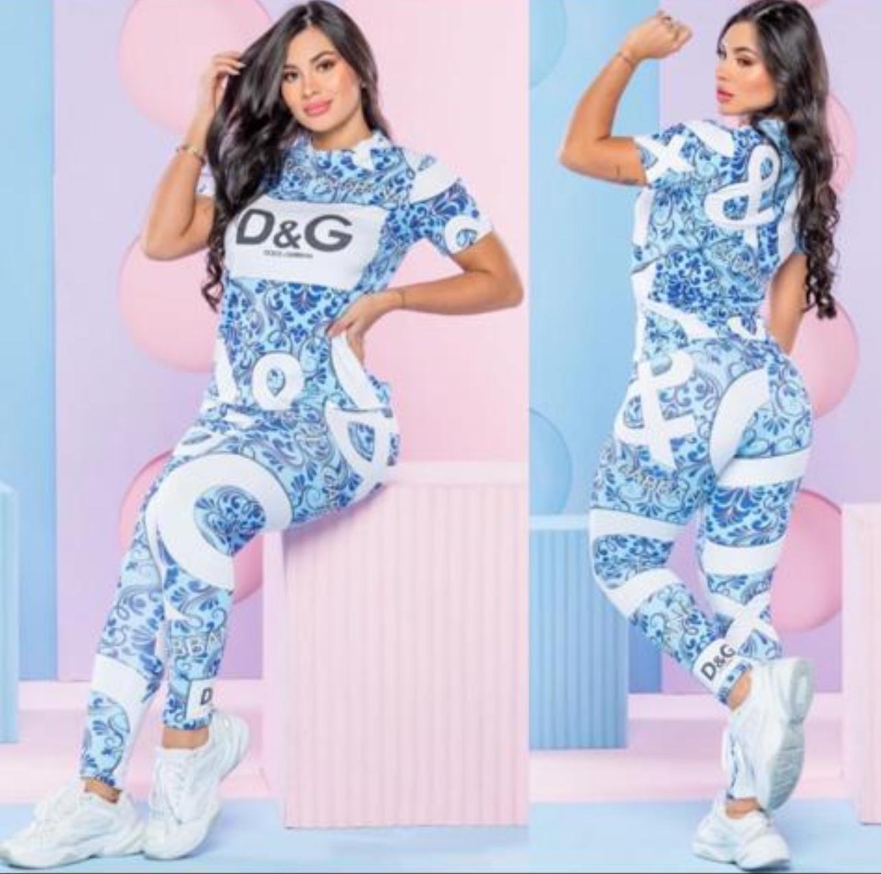 2 Piece D & G Outfit Women Set