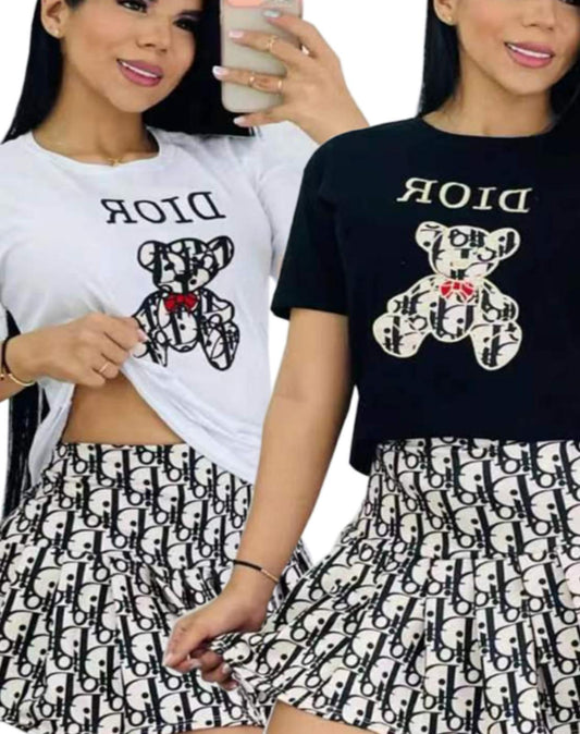 Dior 2 Piece Set With Shorts