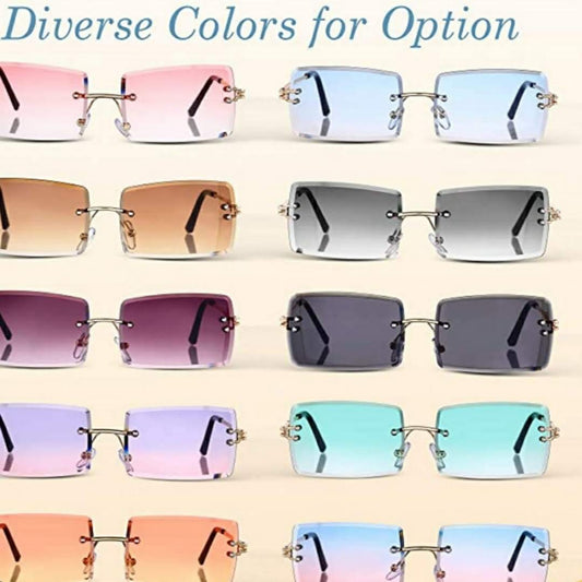 Rectangle retro sunglasses